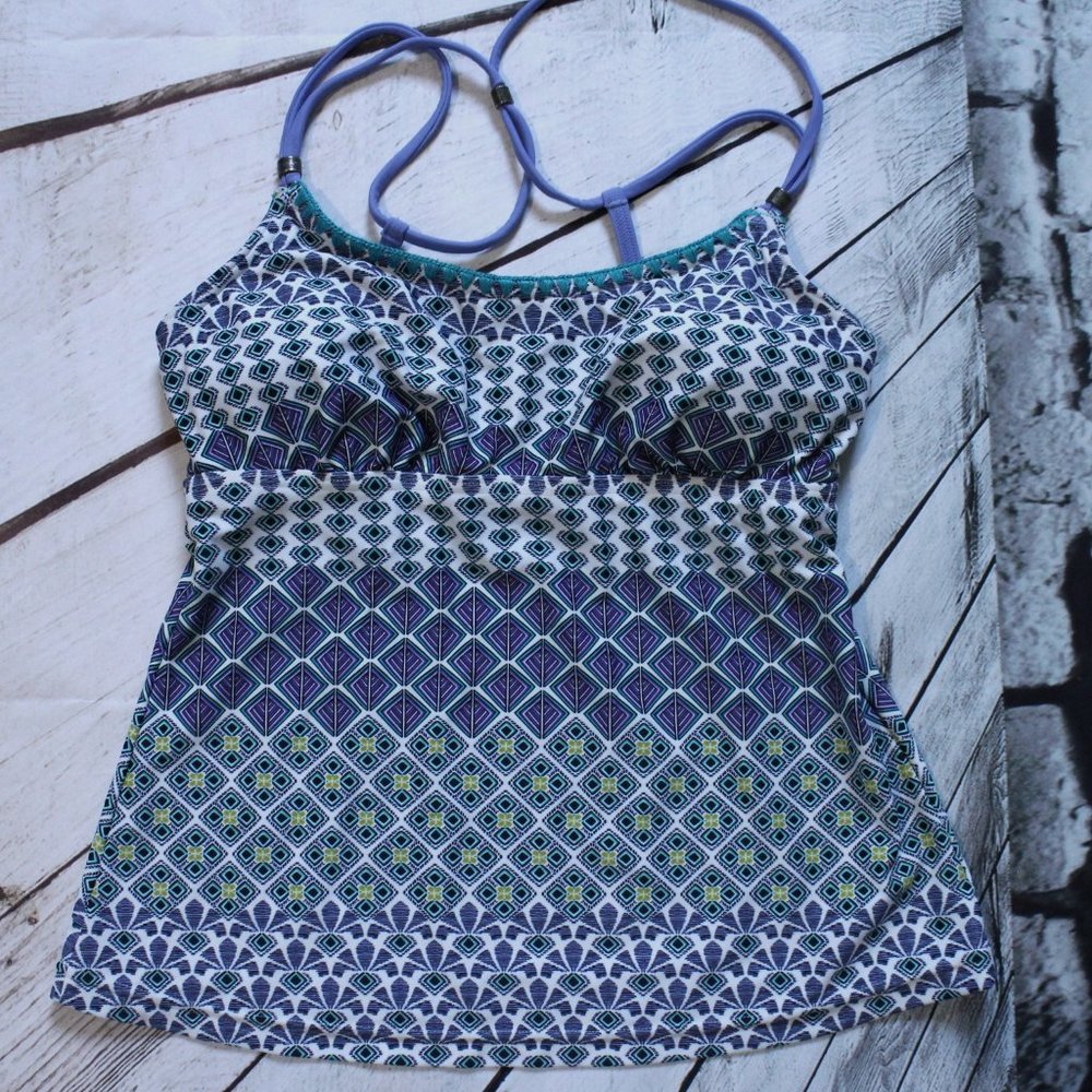 Prana, Multi Patterned Tank, Adjustable Straps, L… - image 1